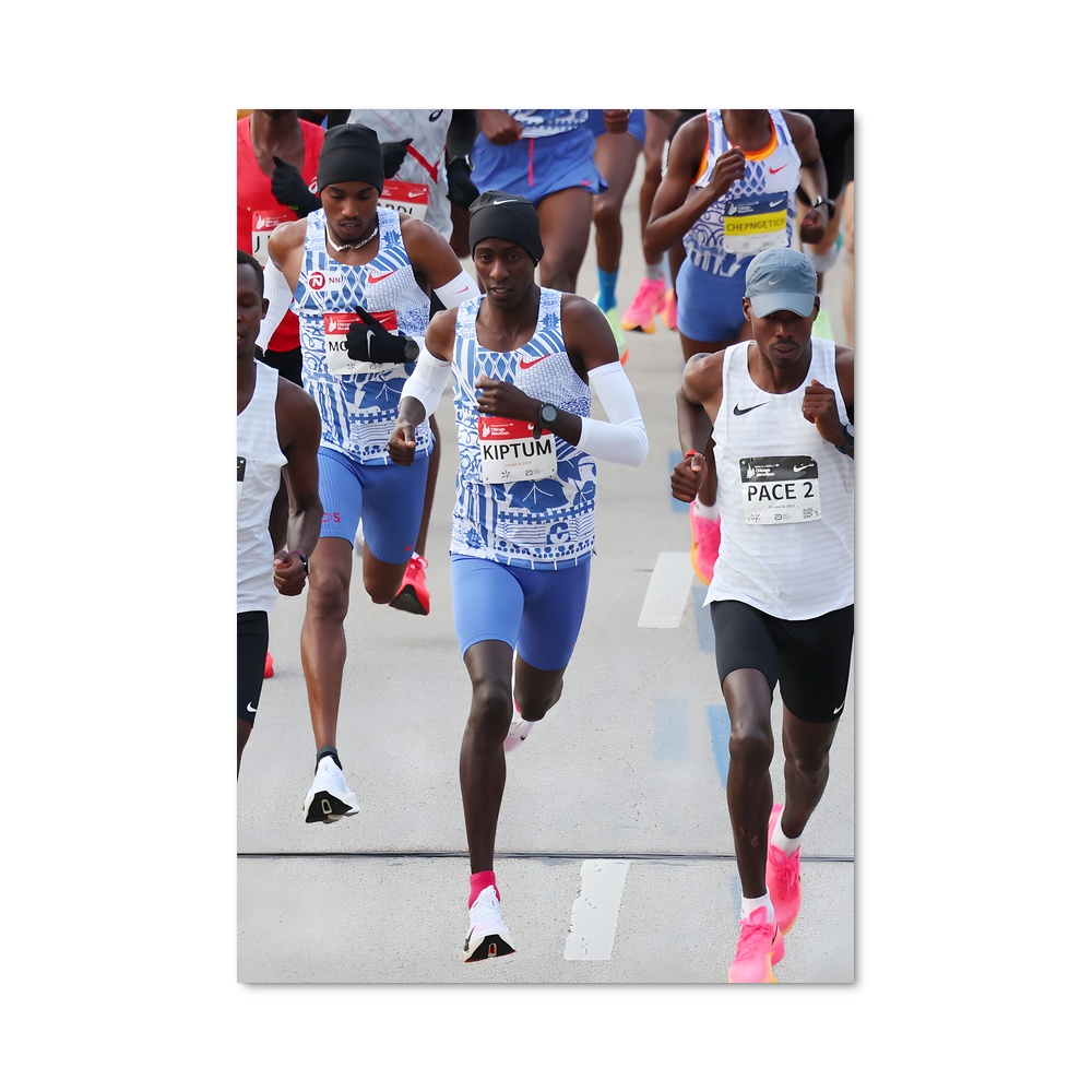 Poster Kelvin kiptum – affiche Athlétisme